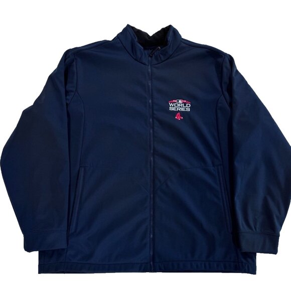 Fan Bundle: '47 Red Sox Navy Hat OS + Antigua 2018 World Series Jacket 3XL Navy - Picture 1 of 16